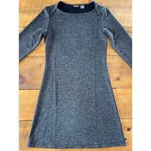 Womens Merrell Gray Long Sleeve Knee Length Winter Casual‎ Dress Size Medium
